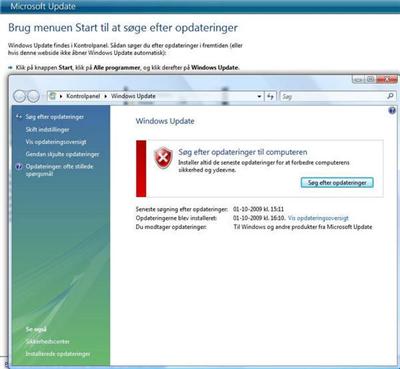 Installation og opdatering